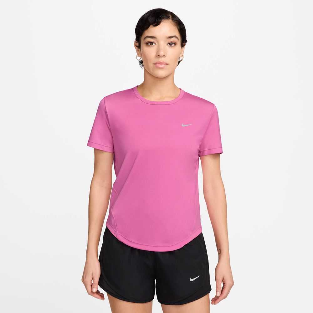 Nike W Nk Tempo Df Ss Top - playful pink/reflective silv