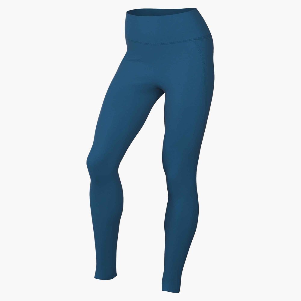 Nike W Nk Df Universa Hr Pkt Tght - green abyss/green abyss/midnight tu