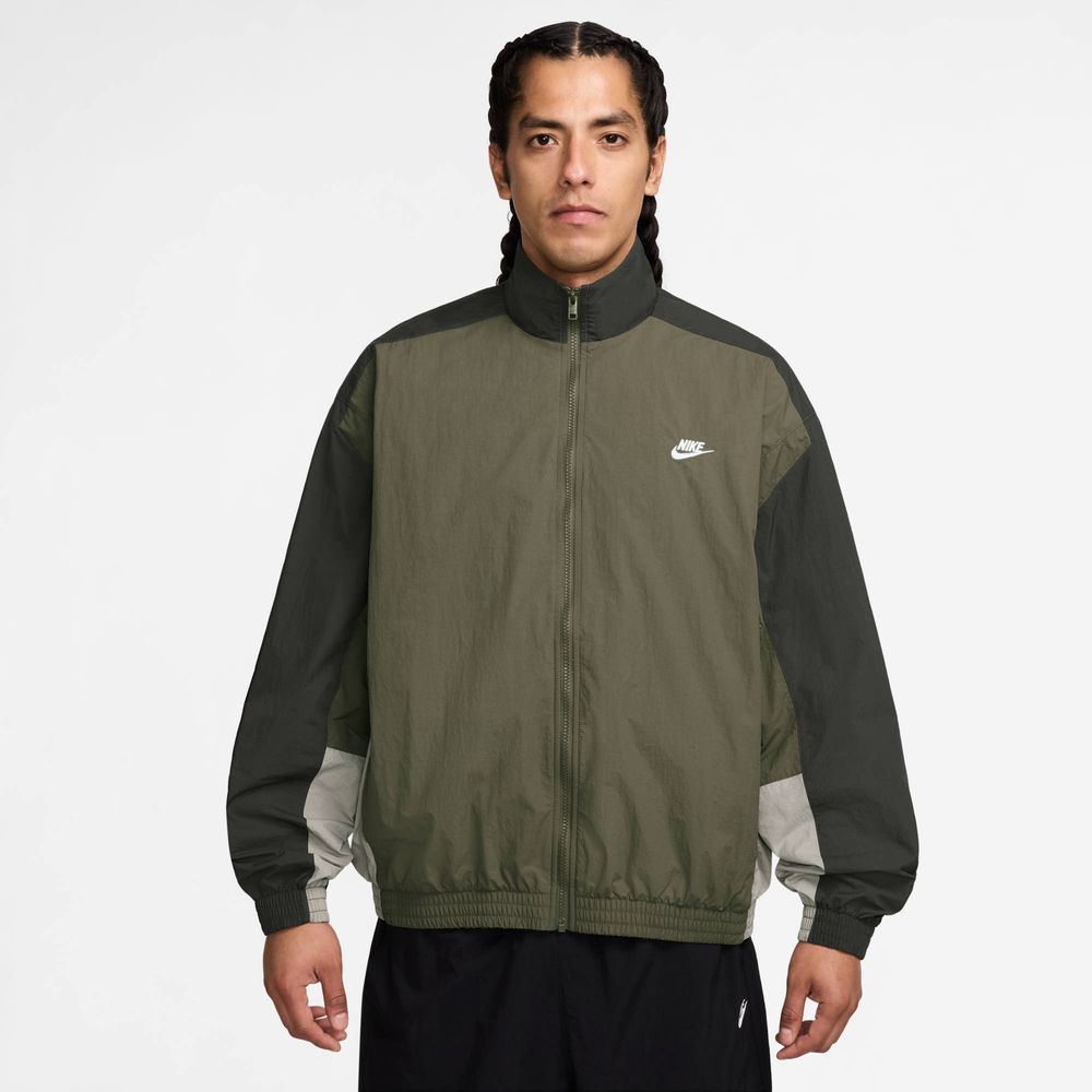 Nike M Nk Club Wvn Trk Jacke Os - medium olive/sequoia/college grey/w