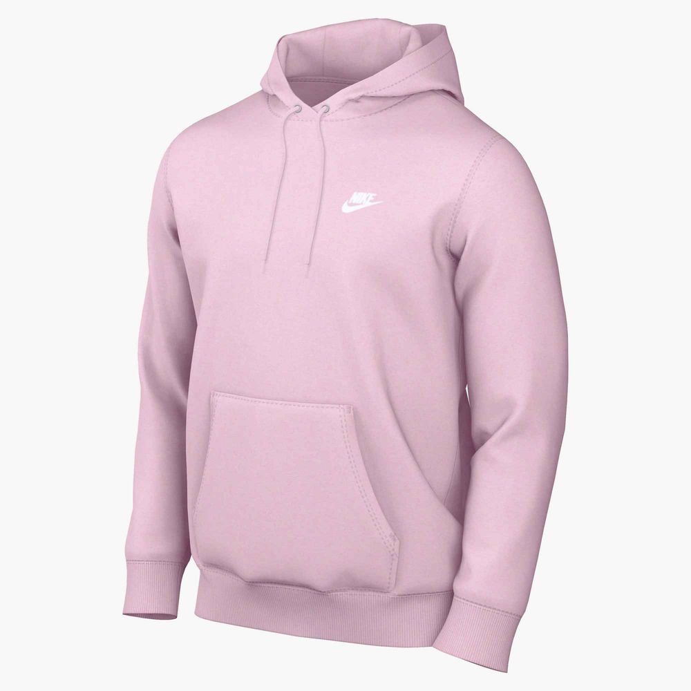 Nike M Nk Club Bb Po Hoodie - pink foam/pink foam/white
