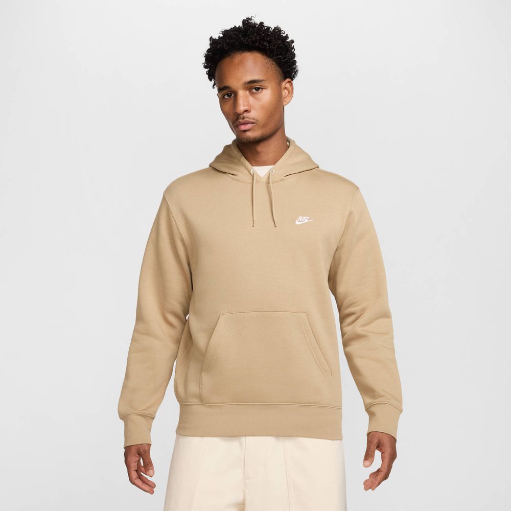 Nike M Nk Club Bb Po Hoodie - parachute beige/parachute beige/whi