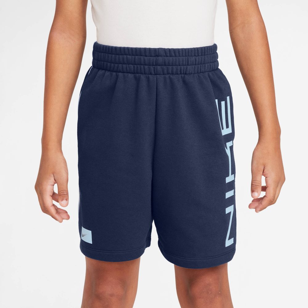 Nike K Nk Df Multi Flc Short Love - midnight navy/celestine blue