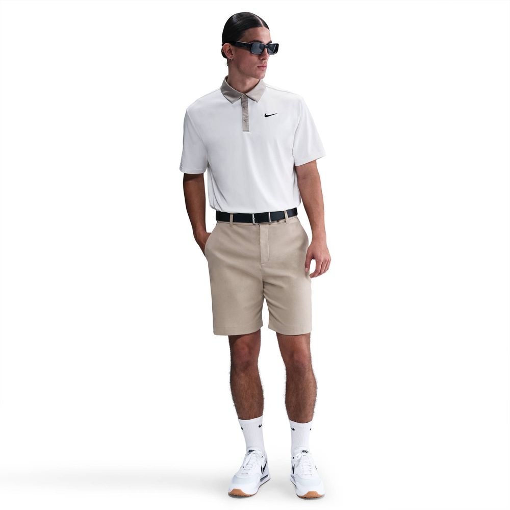 Nike M Nk Df Tour Contrast Polo - white/college grey/black