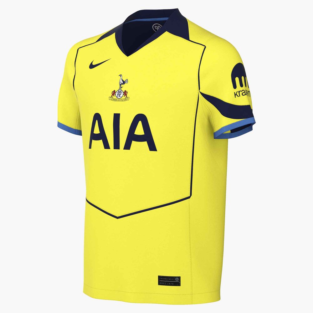 Nike Thfc Y Kinder Nk Df Jsy Ss Stad 3R - dynamic yellow/blue void/blue void