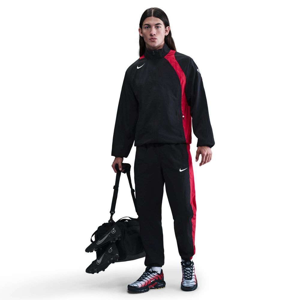 Nike M Nk Rpl T90 Trk Jacke W - black/gym red/sail