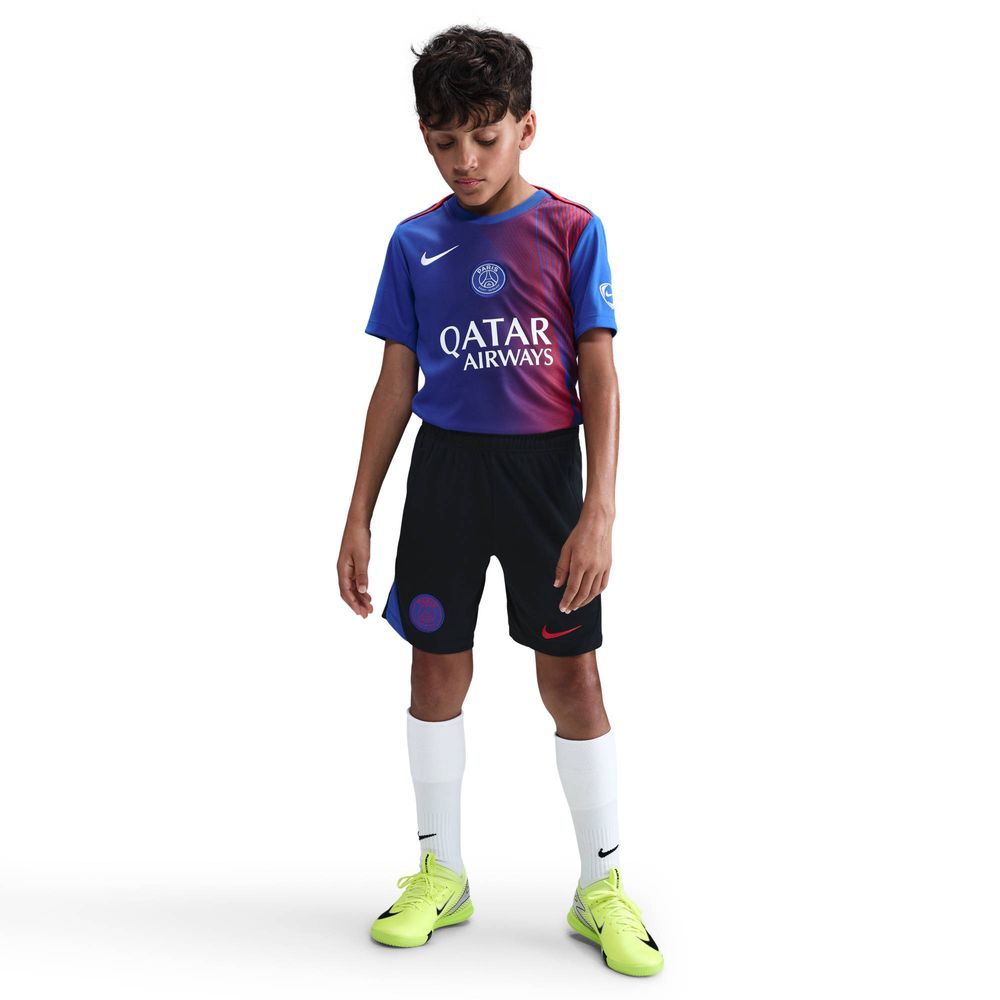Nike Psg Y Kinder Nk Df Strk Short Kz 3R - black/hyper royal/global red
