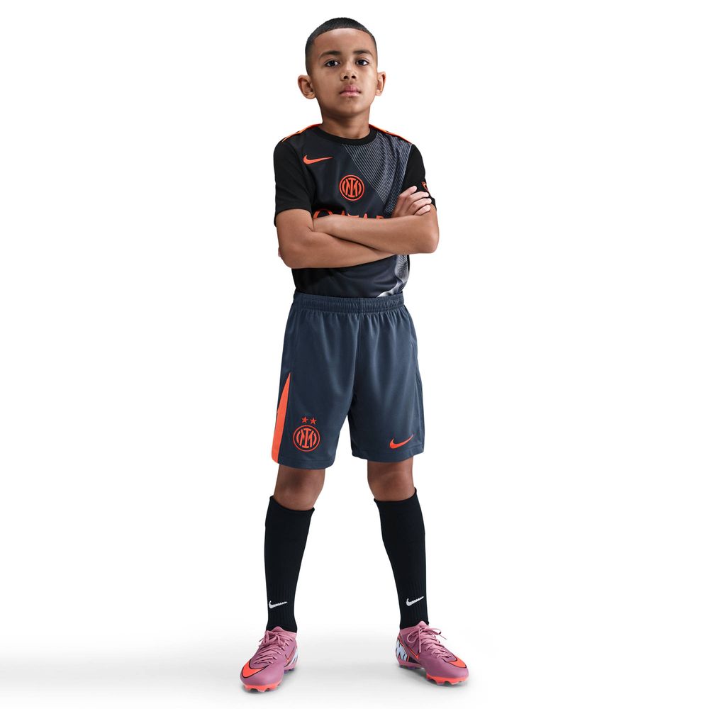 Nike Inter Y Kinder Nk Df Short Stad 3R - thunder blue/safety orange/safety o