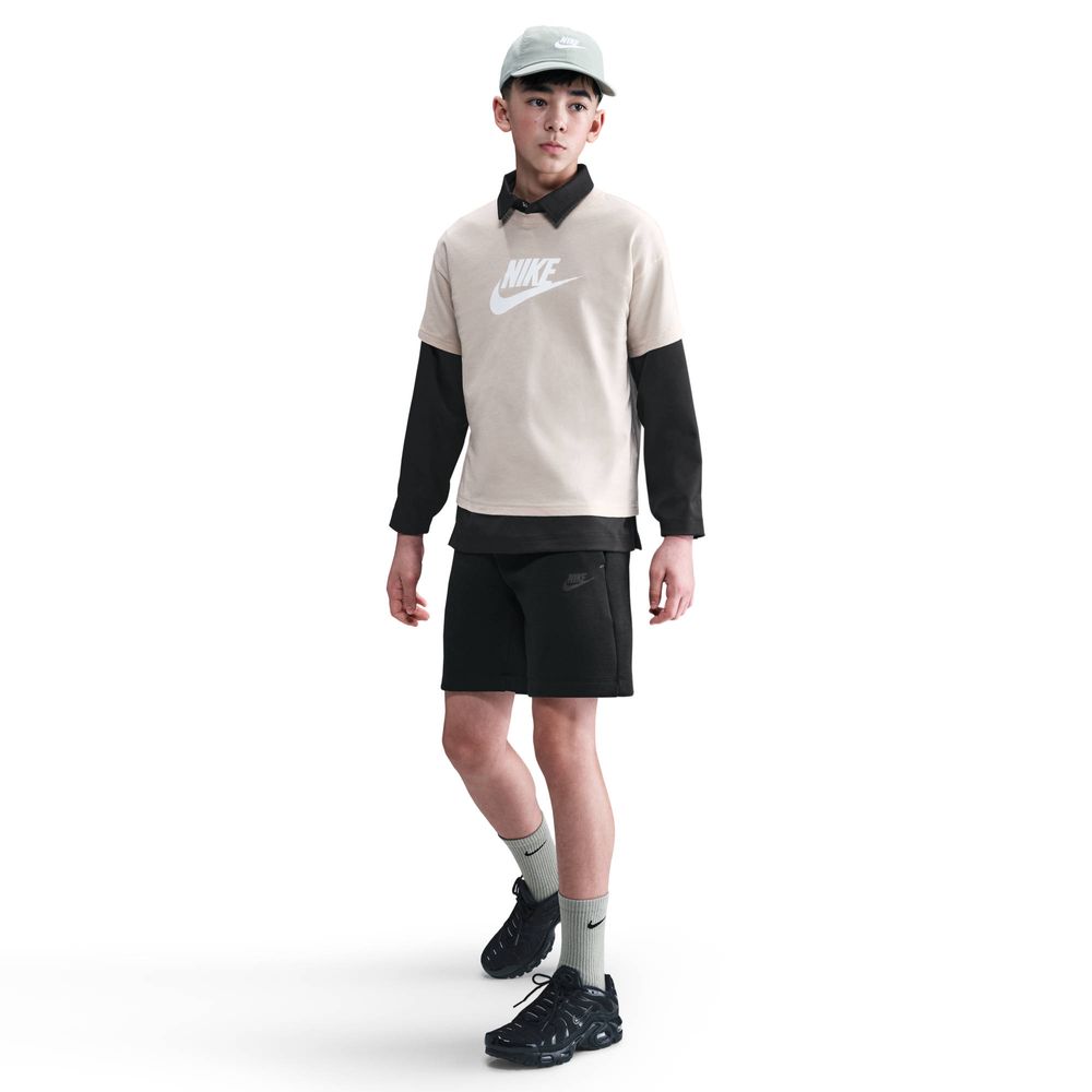 Nike B Nsw Tch Flc Short - Pd - black/black
