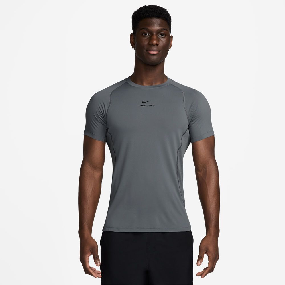 Nike M Np Df Npt Ss Top - smoke grey/black