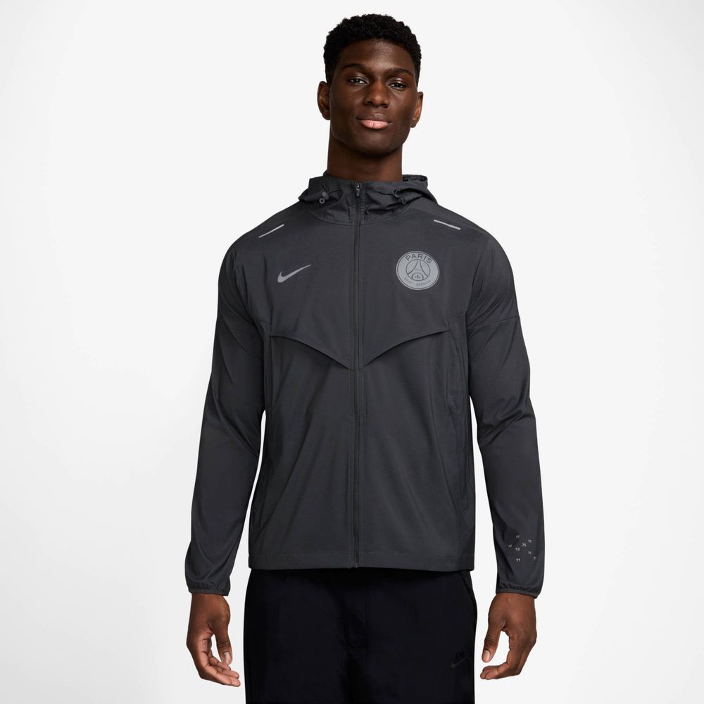 Nike Psg M Nk Imp Lght Wr Jacke Ta - anthracite/reflective silv