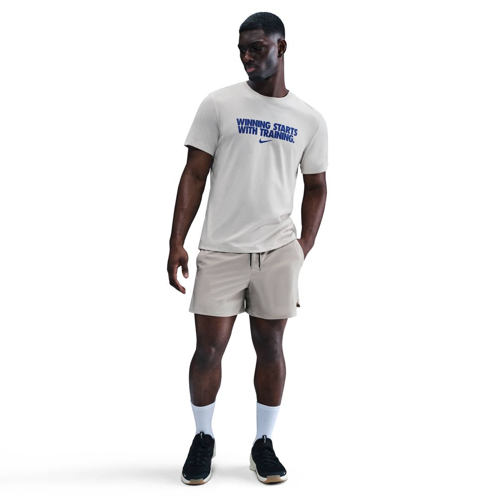 Nike M Nk Df Tee Winning - light bone/bright blue