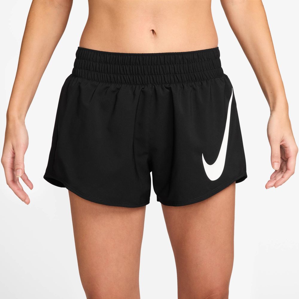 Nike W Nk One Swsh Hbr Df Mr 3In Br - black/white