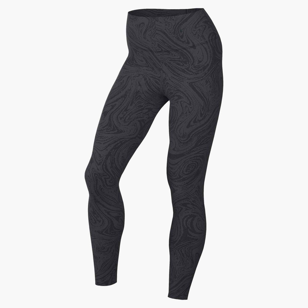 Nike W Nk Df Zenvy Hr 7/8 Tght Aop - black/dk smoke grey/pcg3c