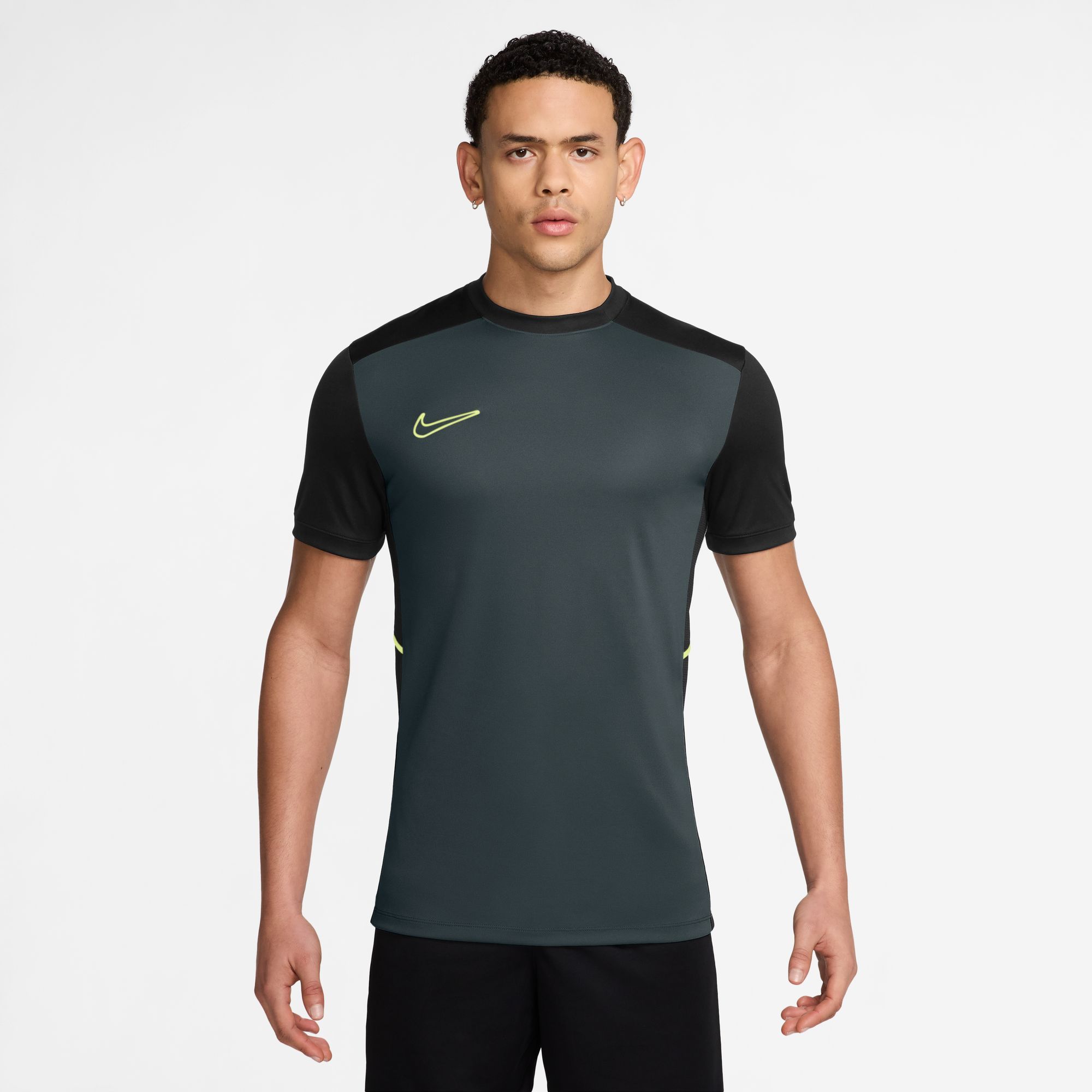 Nike M Nk Df Acd25 Ss Top Br - seaweed/black/limelight/limelight