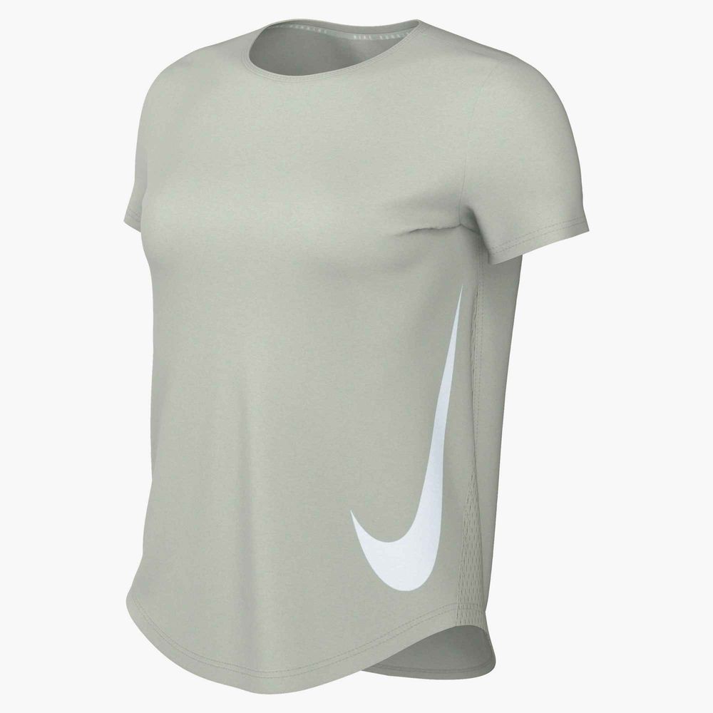 Nike W Nk Tempo Swsh Hbr Df Ss Top - light silver/white