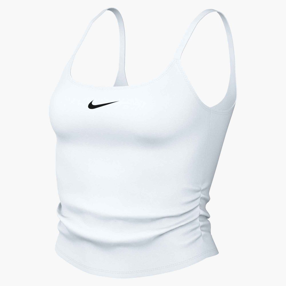 Nike W Nk One Df Tank Cpsl Spd - white/black