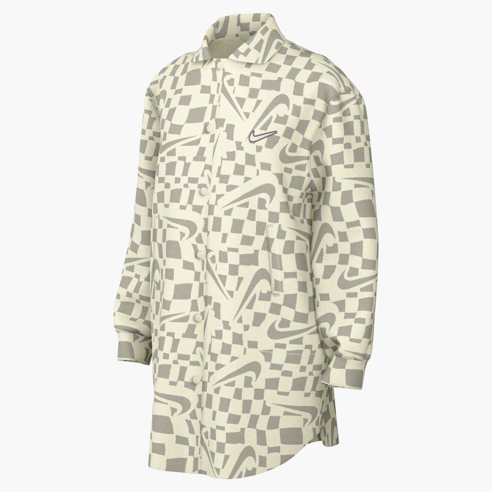Nike G Nsw Jacke Cozy Deluxe - soft pearl/white