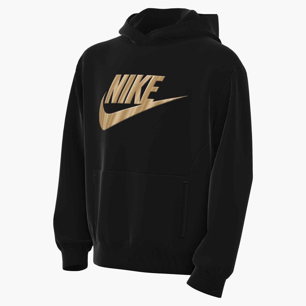 Nike K Nsw Club Flc Hdy Gold Satn - black/metallic gold