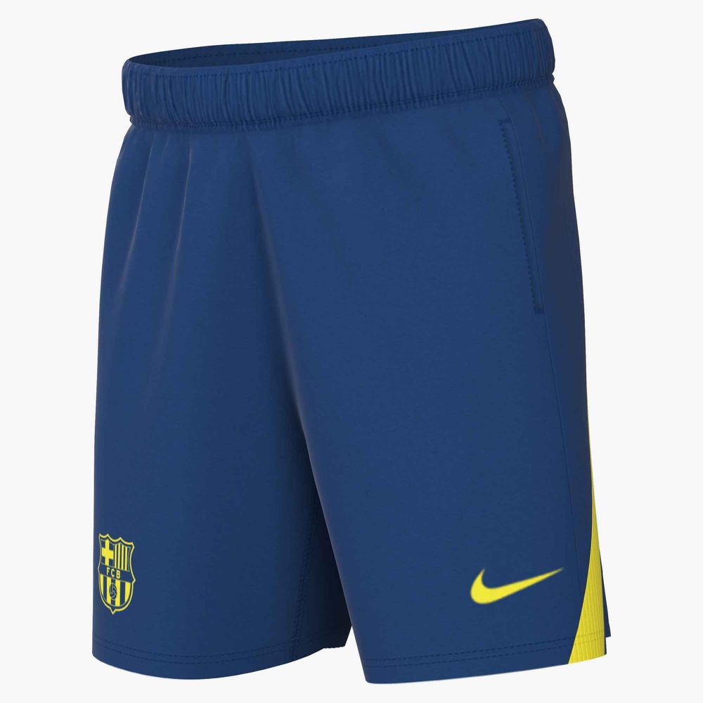 Nike Fcb Y Kinder Nk Df Strk Short Kz Se - gym blue/opti yellow/opti yellow
