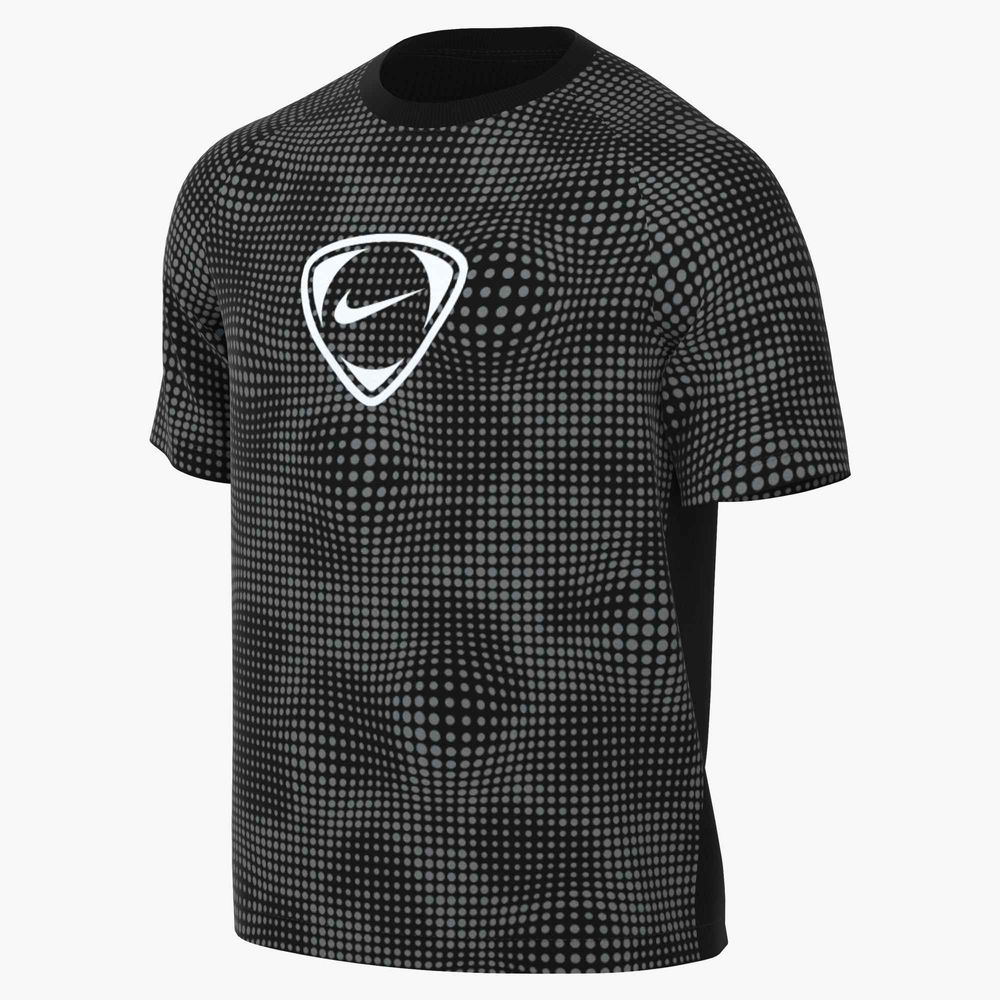 Nike M Nk Df Acd+ Ss Top Aop - black/black/white