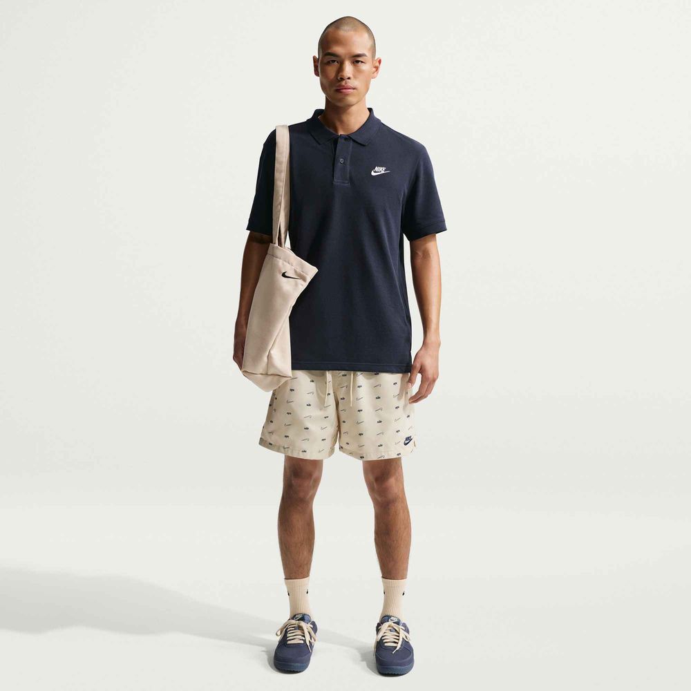 Nike Sportswear Herren-Poloshirt - Obsidian / White