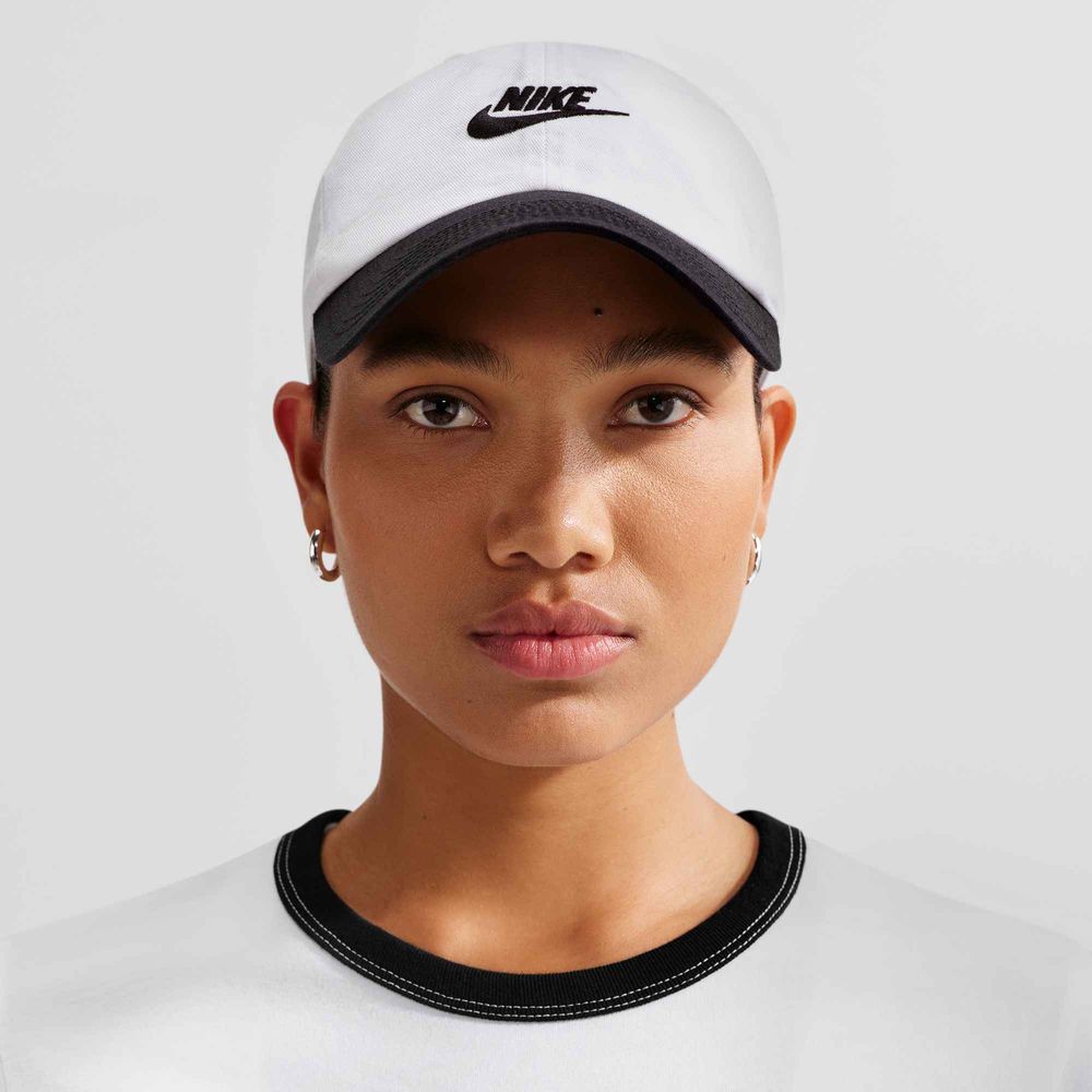 Nike U Nk Club Cap U Cb Fut Wsh L - white/black/black