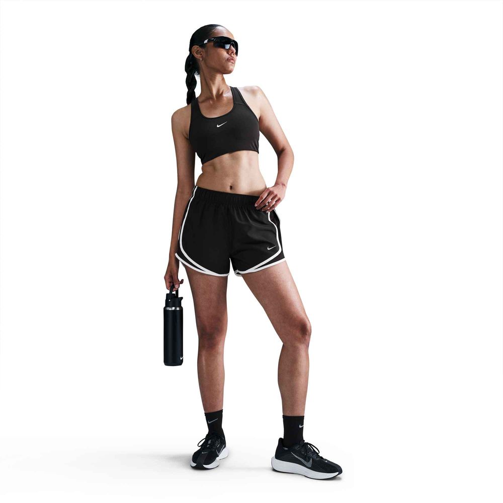 Nike W Nk Tempo Df Mr 3" Short - black/black/white/reflective silv