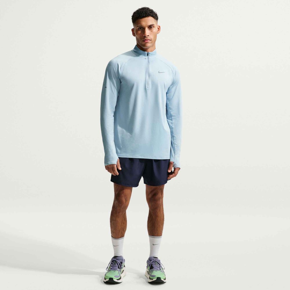 Nike M Nk Df Stride Hz Midlayer - lt armory blue/reflective silv