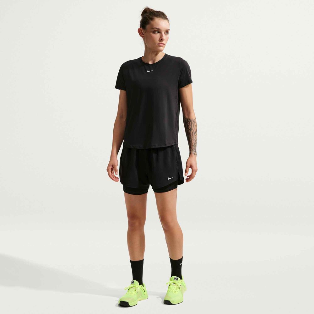 Nike W Nk One Classic Df Ss Top - black/white