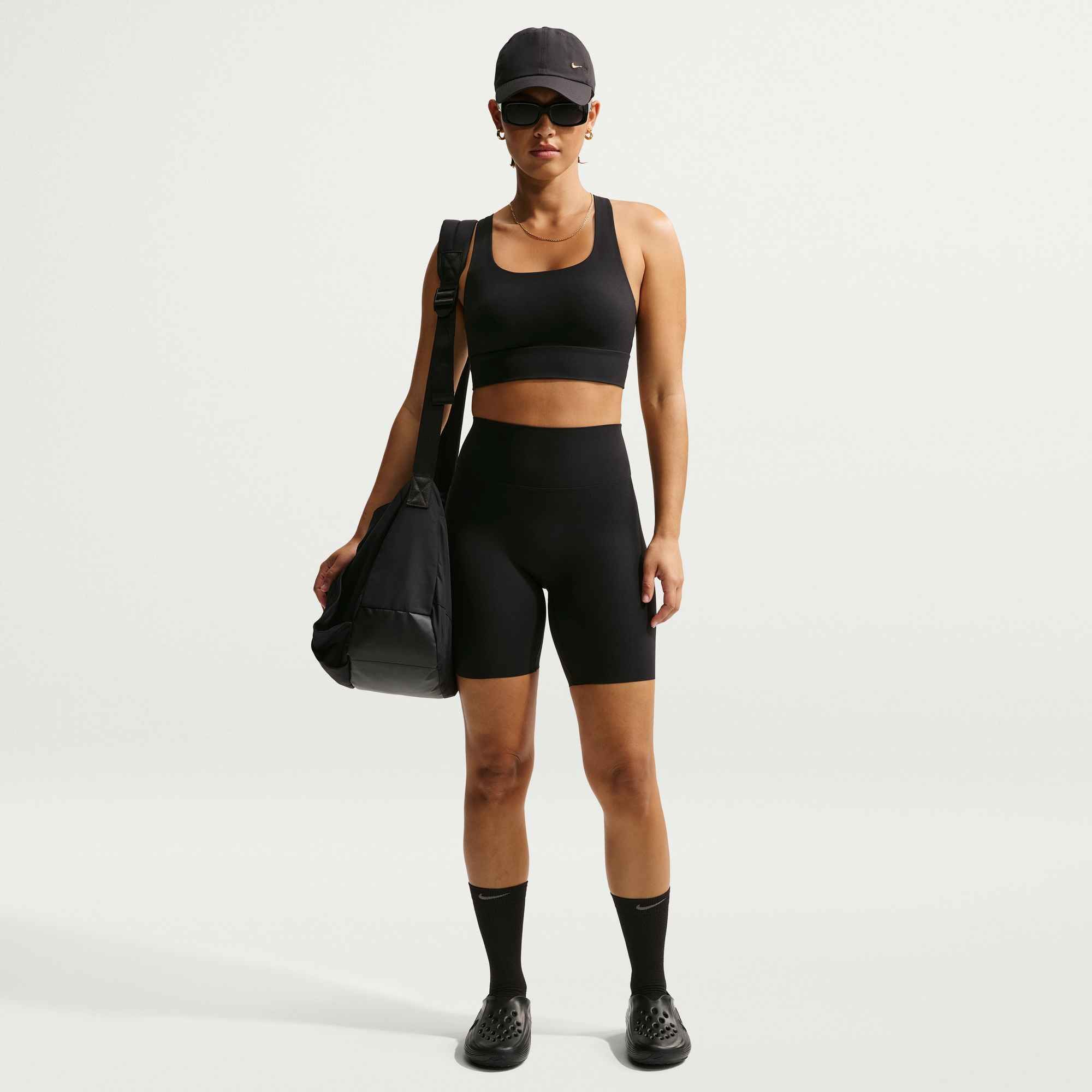 Nike W Nk Df Zenvy Ll Bra - black/cool grey
