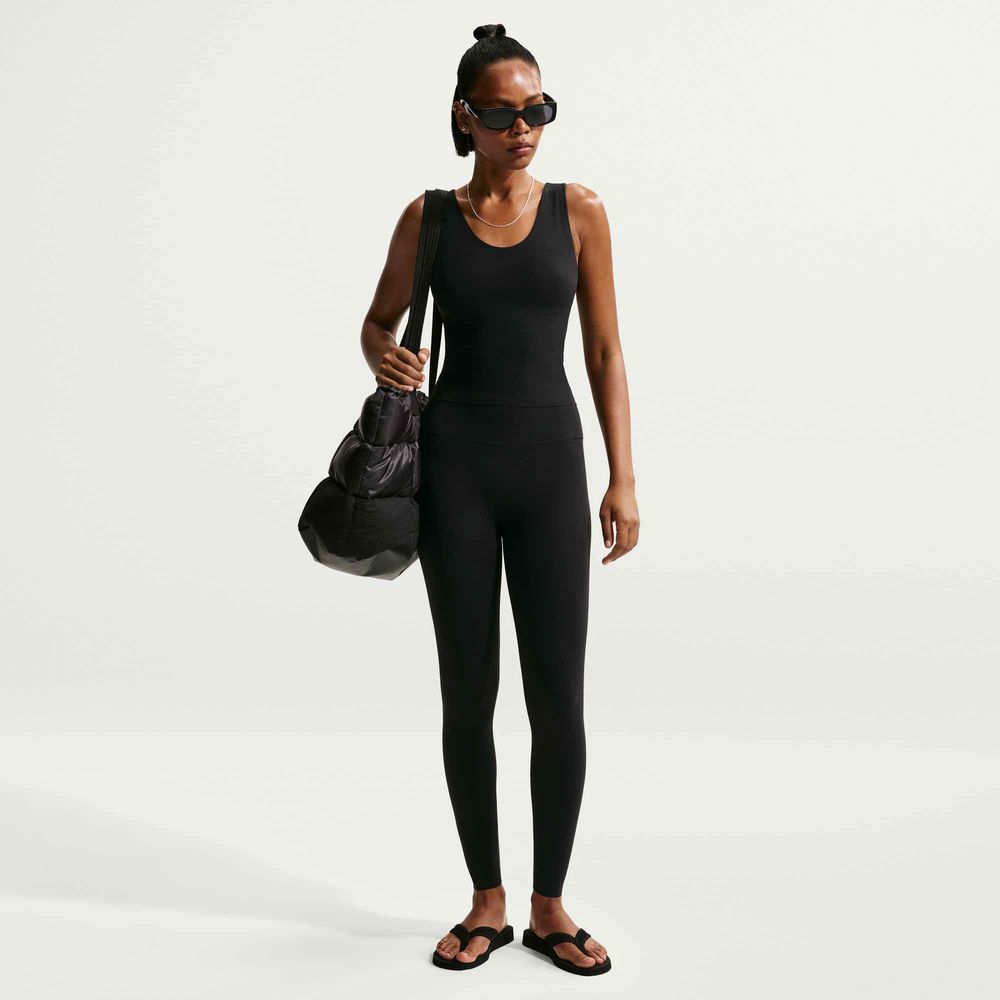 Nike W Nk Df Zenvy Hr Tight Useam - black/cool grey