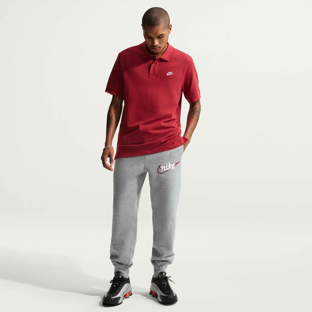 Nike M Nk Club Bb Jggr Ctb - dk grey heather/lt smoke grey/white