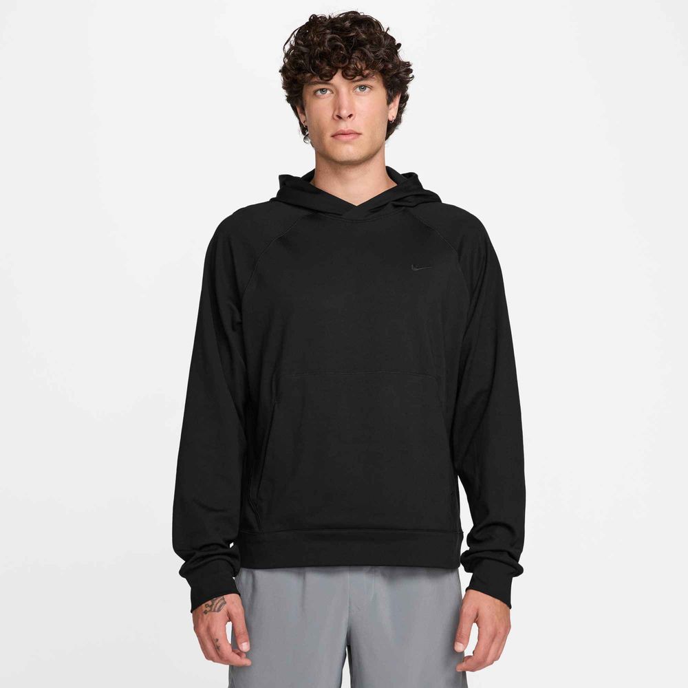 Nike Primary NanoKnit Performance-Hoodie mit Dri-FIT-Technologie und UV-Schutz für Herren - Black