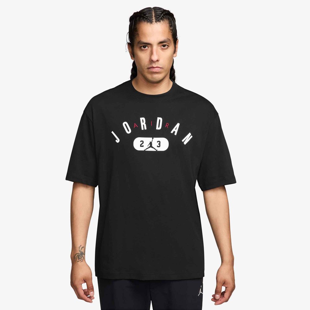 Nike M J City Ss Crew - black/white