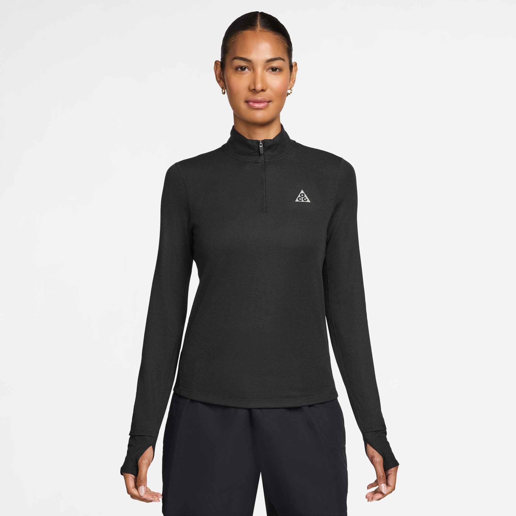Nike W Acg Trail Df Hz Midlayer - black/black/summit white