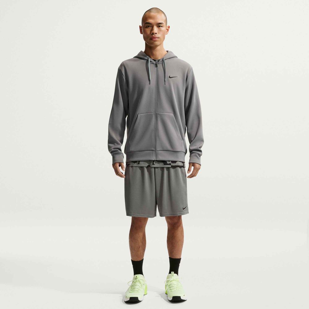 Nike M Nk Df Uv Flex Flc Fz Hd - smoke grey/smoke grey/black
