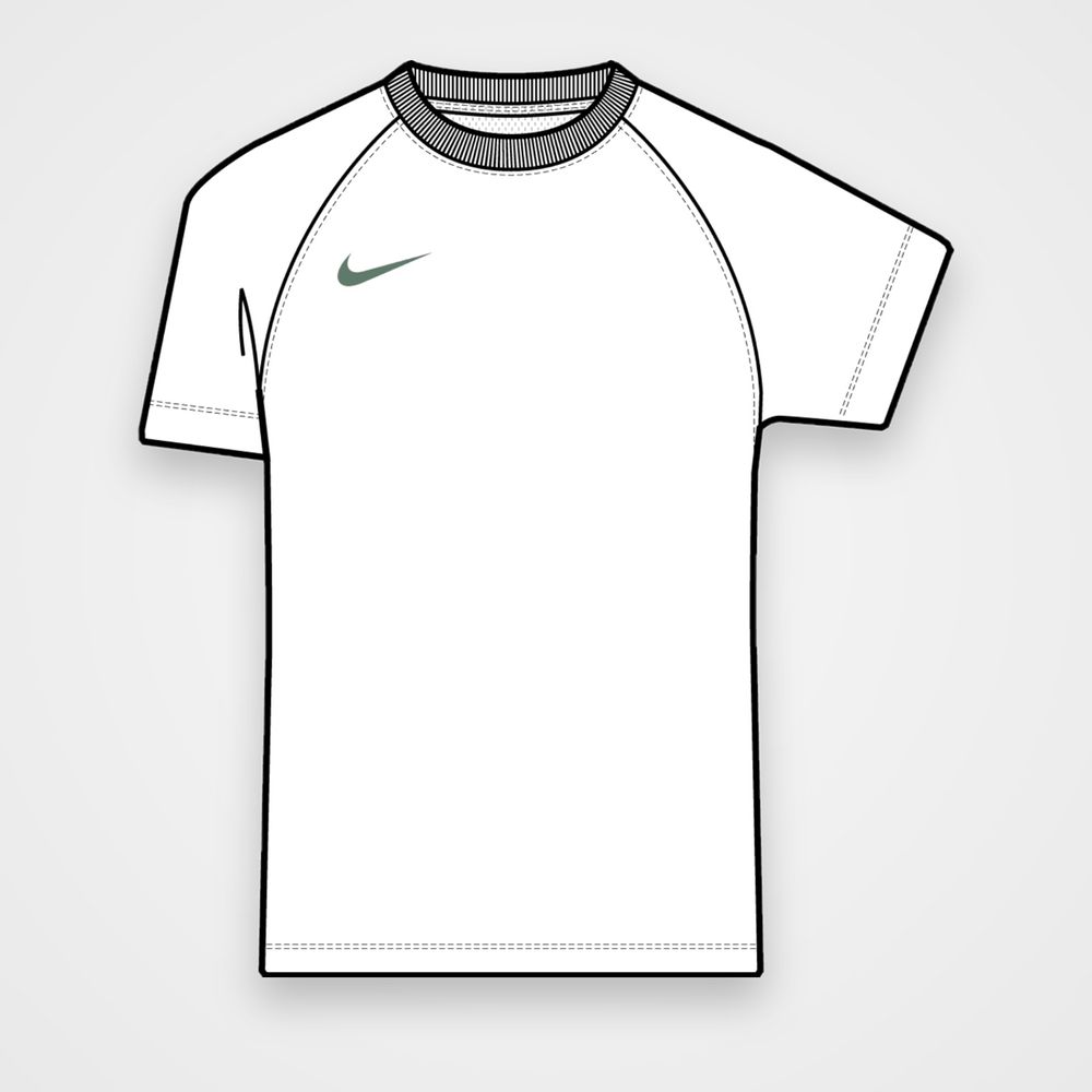 Nike Park8 Dri-FIT Kurzarm-Fußballtrikot Herren - White / Pine Green