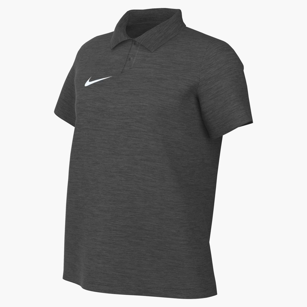 Nike W Nk Park26 Ss Polo - charcoal heathr/white