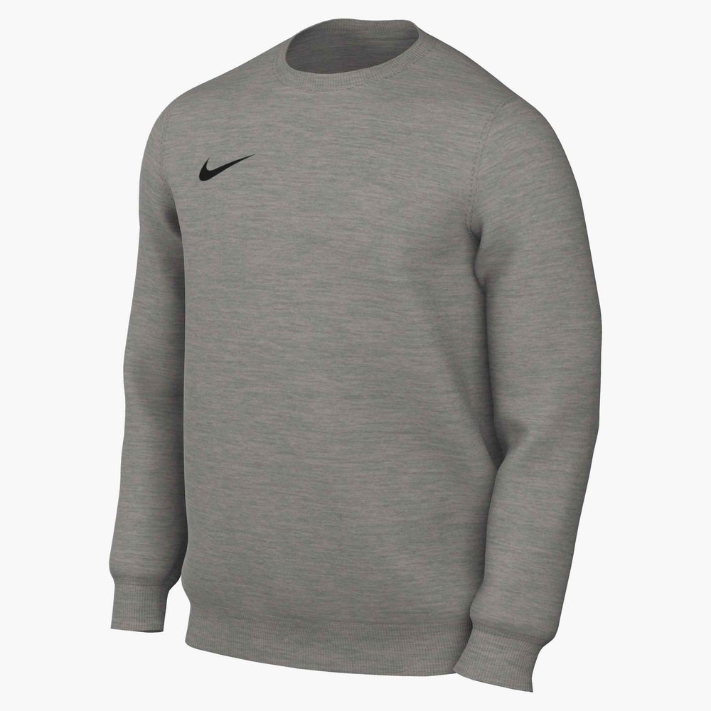 Nike Park Fleece-Fußball-Rundhalsshirt für Herren - Dk Grey Heather / Black