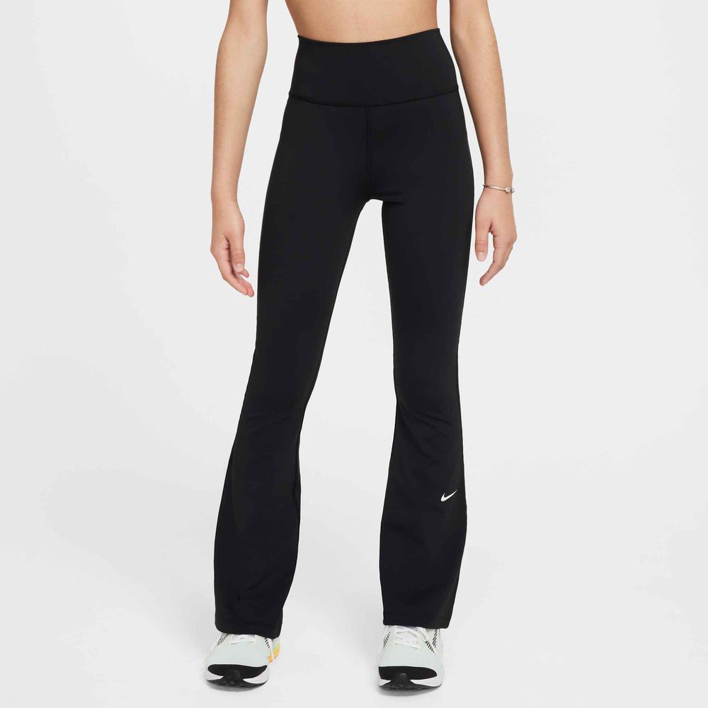 Nike One Dri-FIT Leggings mit ausgestelltem Bein Kinder - Black / White