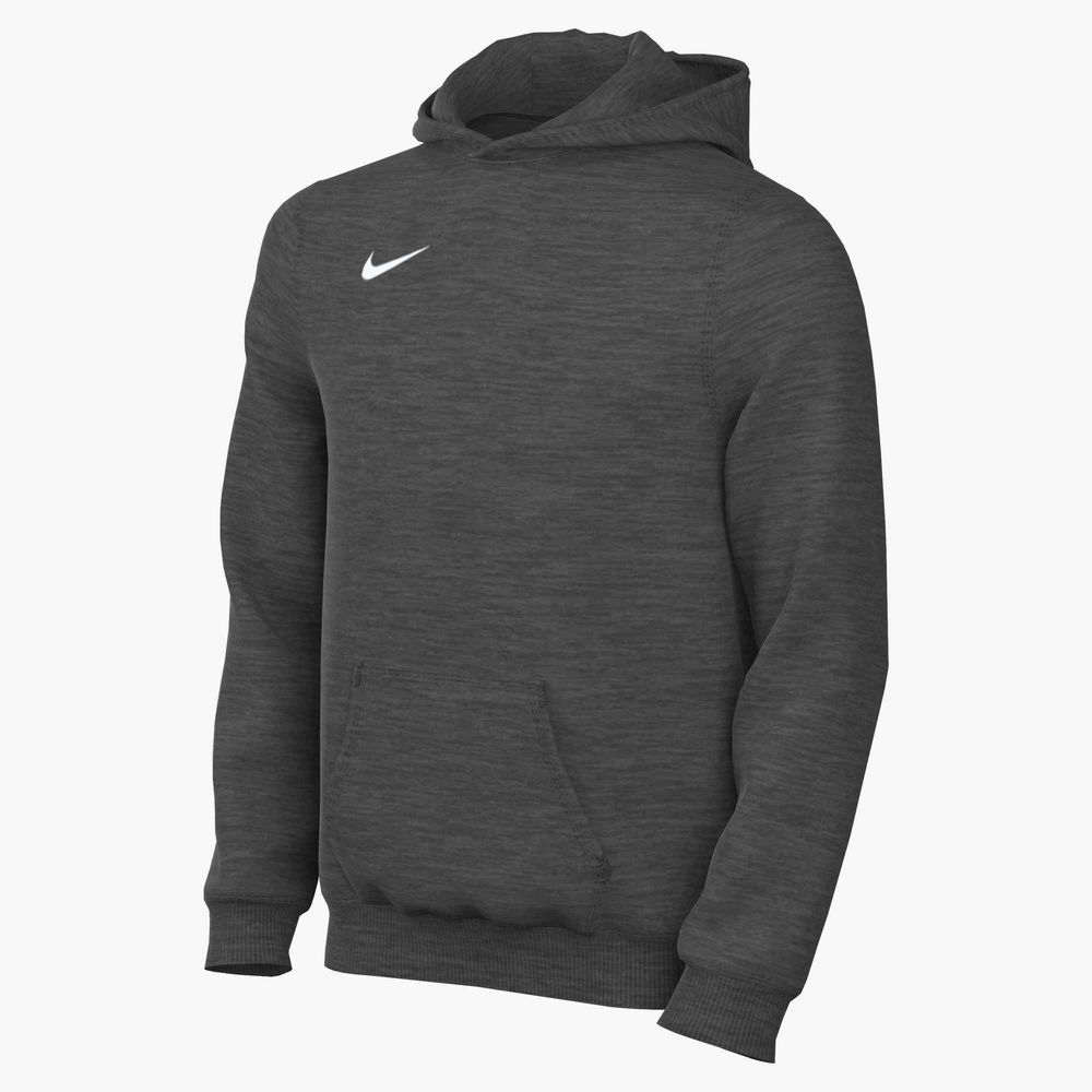 Nike Y Kinder Nk Park26 Flc Po Hoodie - charcoal heathr/white