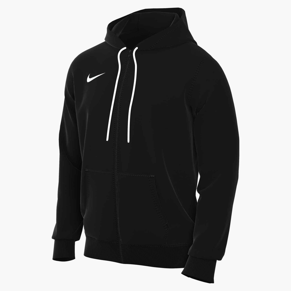 Nike Park26 Fleece-Fußball-Hoodie mit durchgehendem Reißverschluss Herren - Black / White