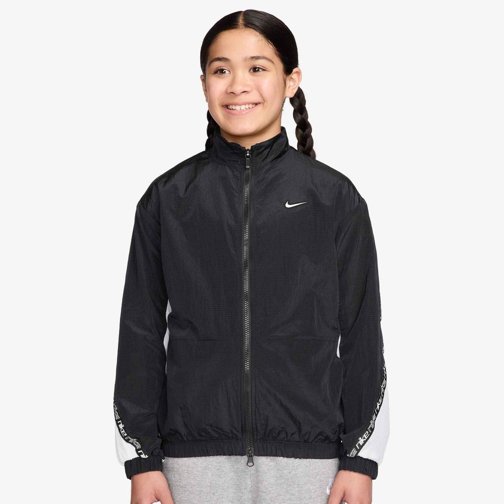 Nike Sportswear Web-Jacke für ältere Kinder - Black / White