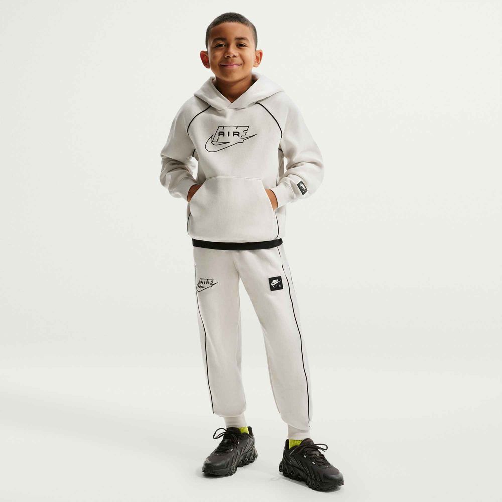 Nike K Nk Air Po Hoodie - light bone/black/black