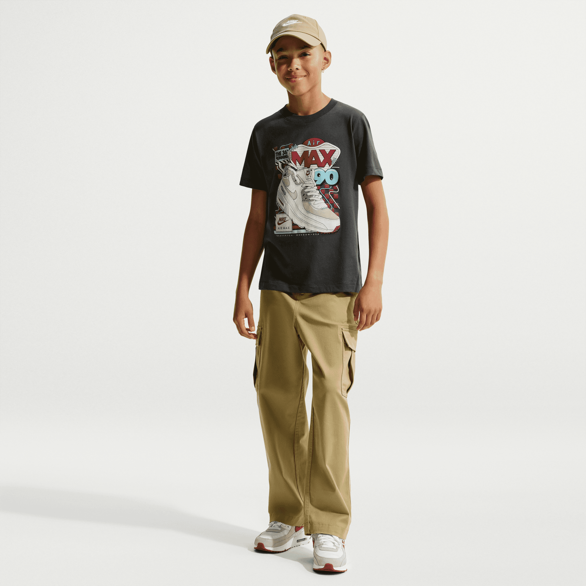 Nike K Nsw Tee Air Max 90 - anthracite