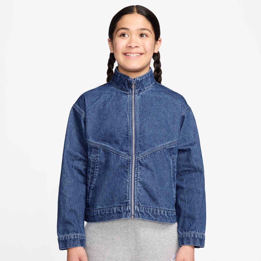 Nike G Nsw Wr Denim Jacket - mystic navy/mystic navy/coastal blu