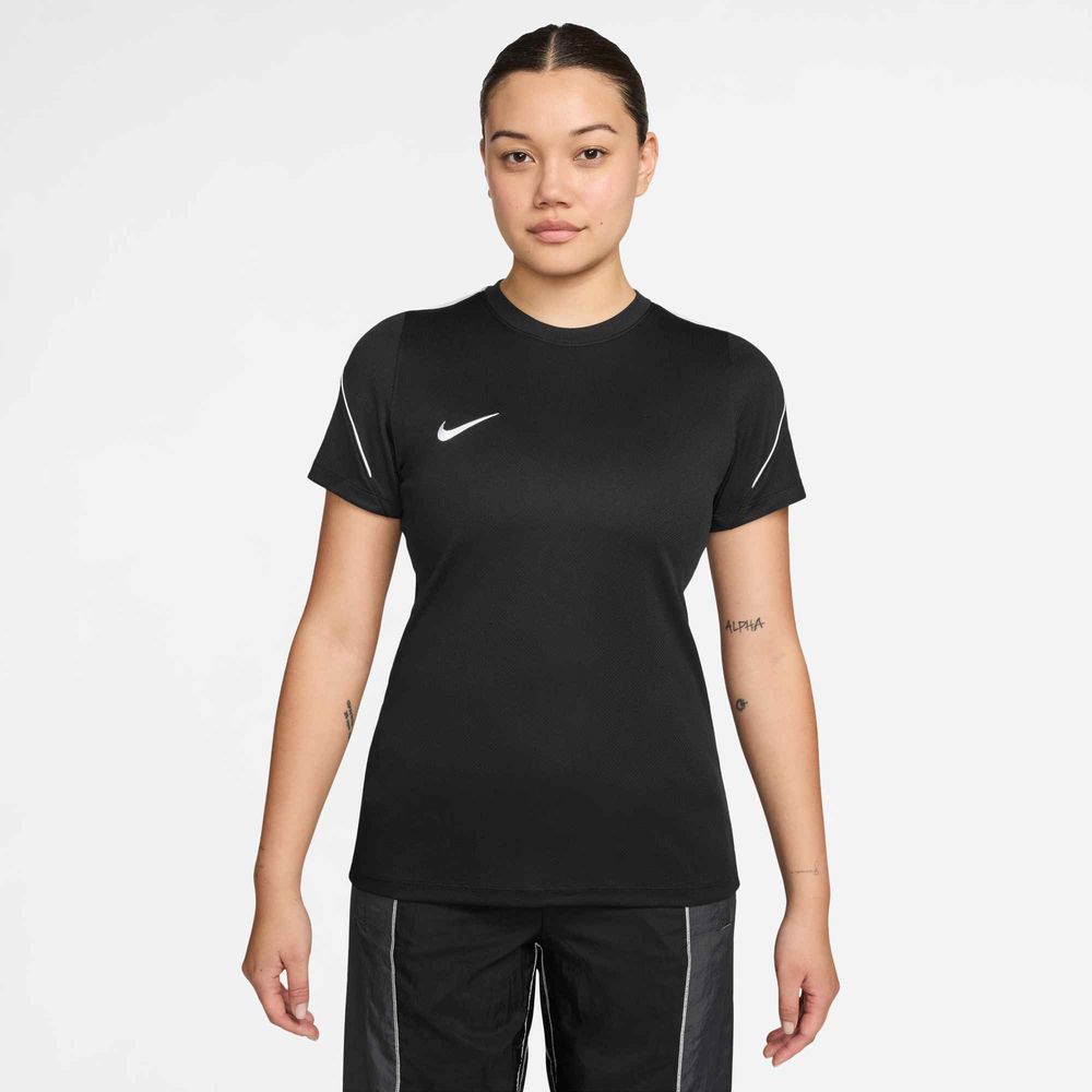 Nike W Nk Df Strk Ss Top K - black/white/white/white