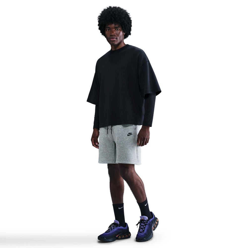 Nike Tech Fleece-Shorts für Herren - Dk Grey Heather / Black