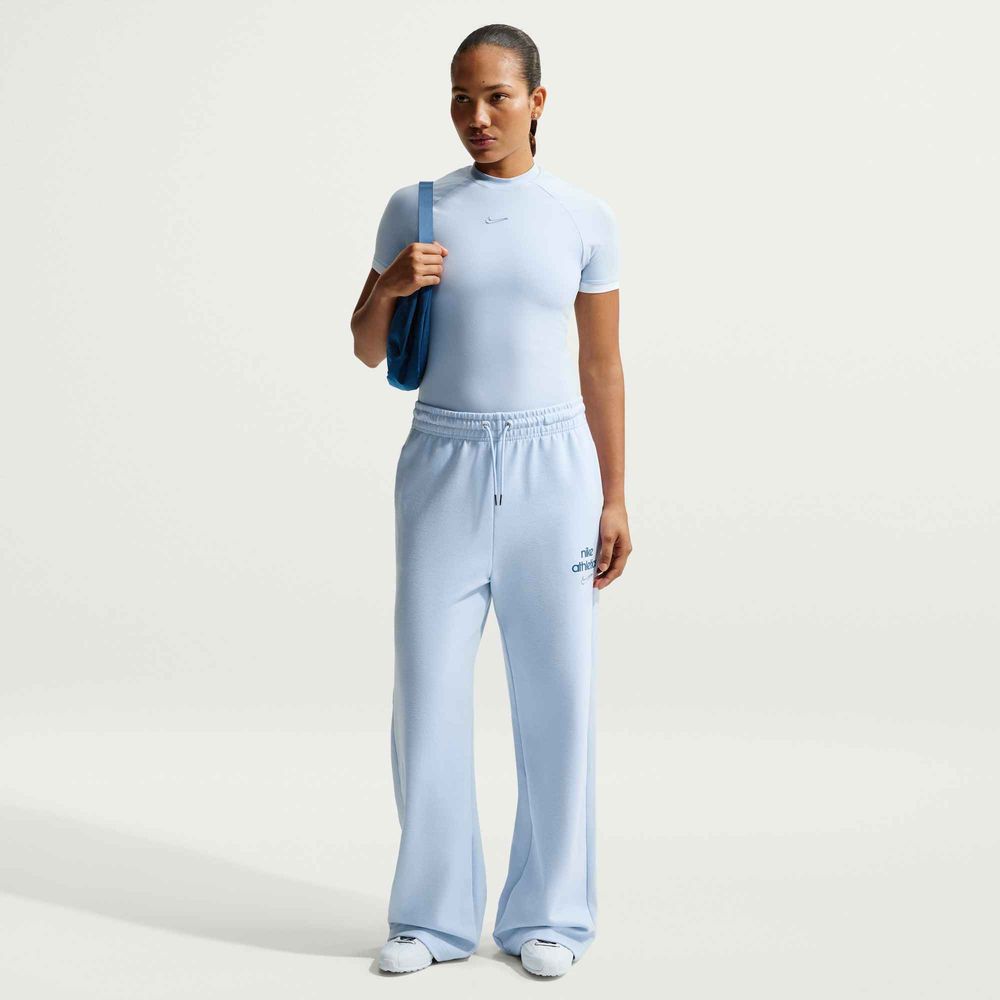 Nike W Nk Ss Fitted Top Gls - hydrogen blue