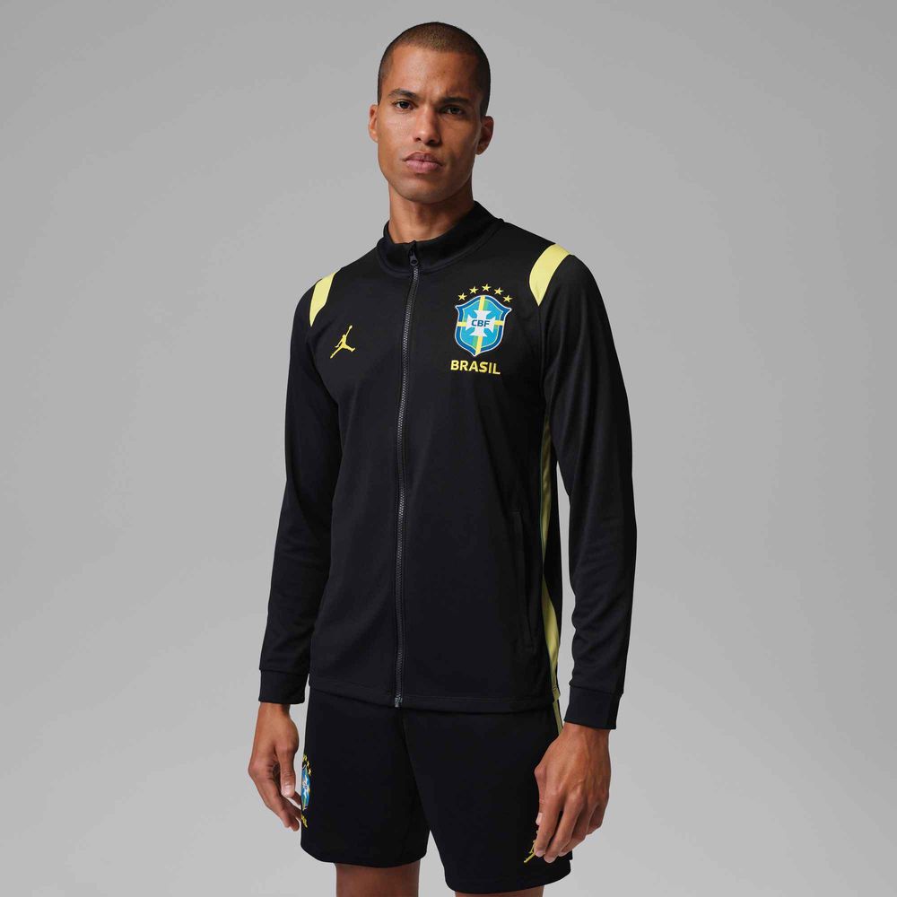 Nike Cbf M Jm Df Acdpr Trk Jacke K - black/yellow pulse/infrared 23